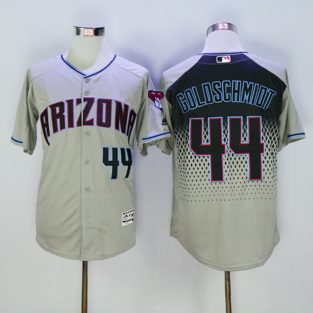 Men Arizona Diamondback #44 Goldschmidt Grey MLB Jerseys1->arizona diamondback->MLB Jersey